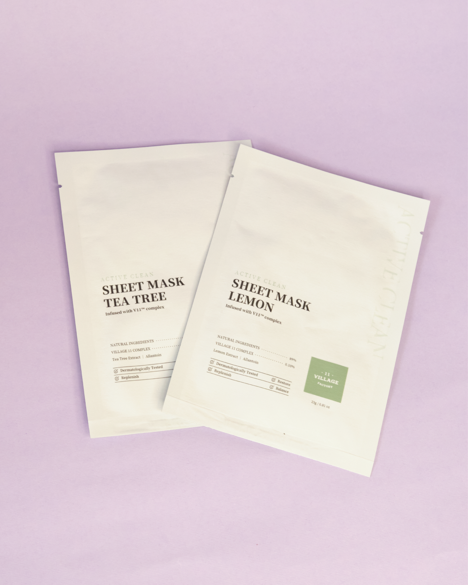 VILLAGE 11 FACTORY Active Clean Sheet Mask