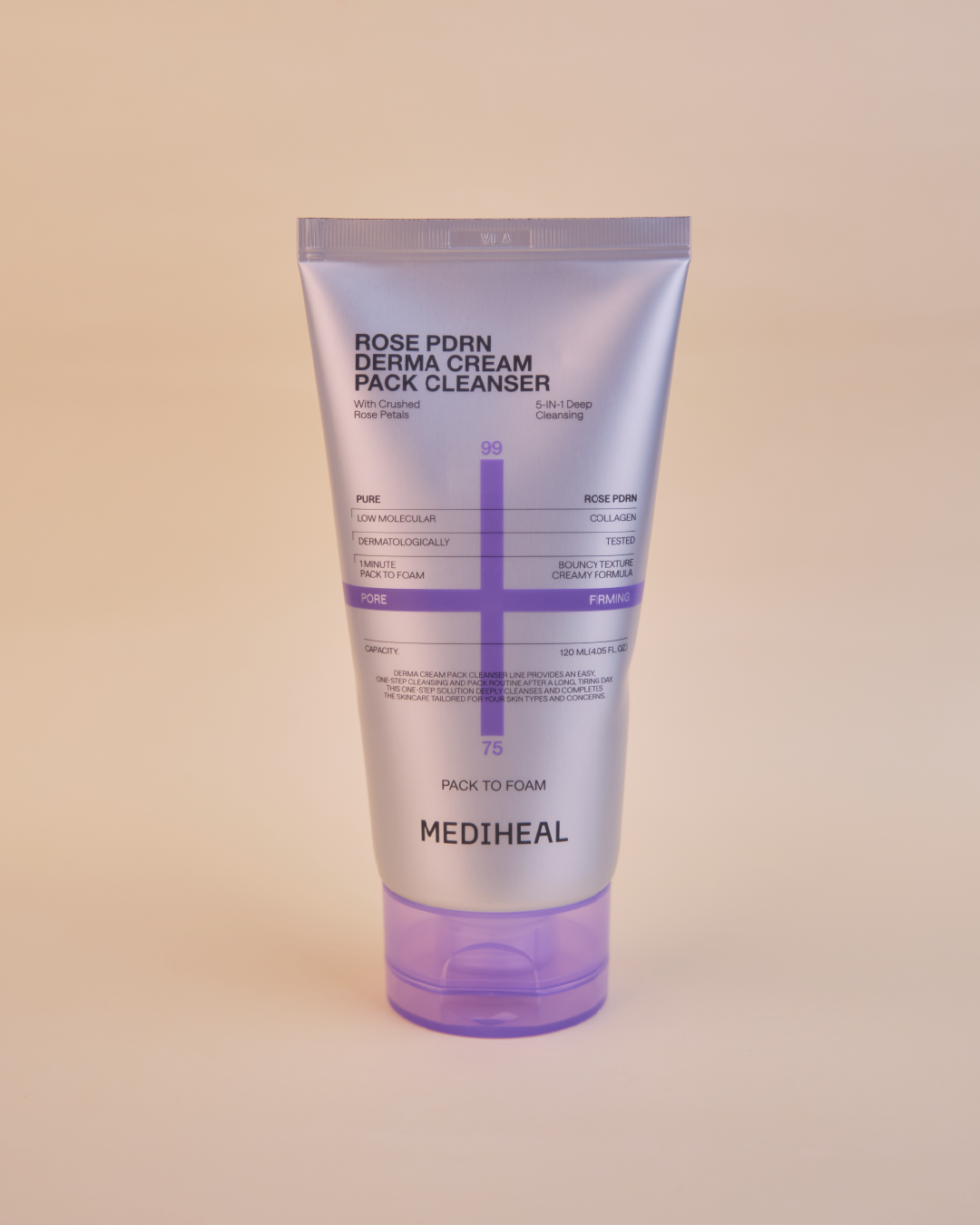 MEDIHEAL Derma Cream Pack Cleanser Rose PDRN (Pore Firming)