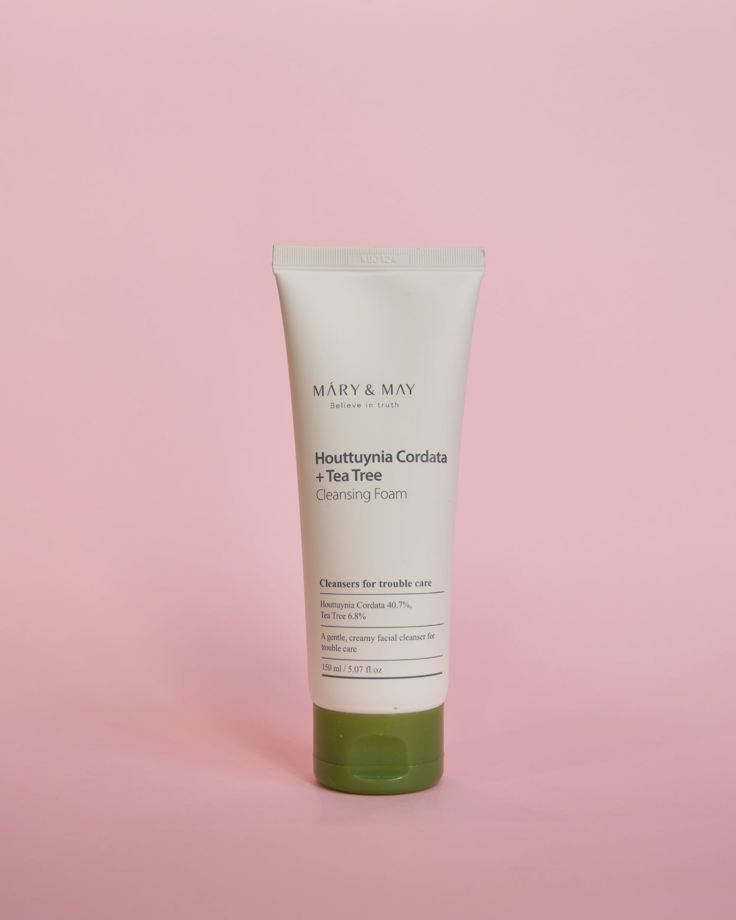 MARY & MAY Houttuynia Cordata + Tea Tree Cleansing Foam