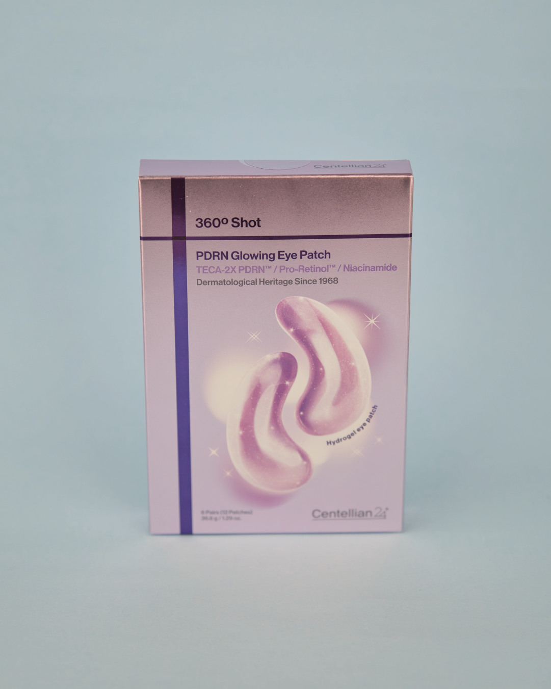 CENTELLIAN24+ 360º Shot PDRN Glowing Eye Patches (1 çift)