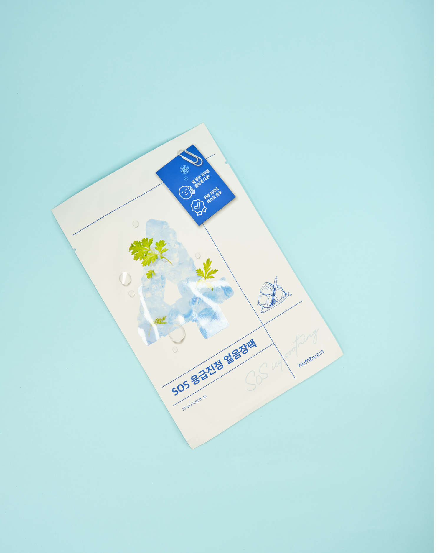 NUMBUZIN No.4 Icy Soothing Sheet Mask (1pc.)