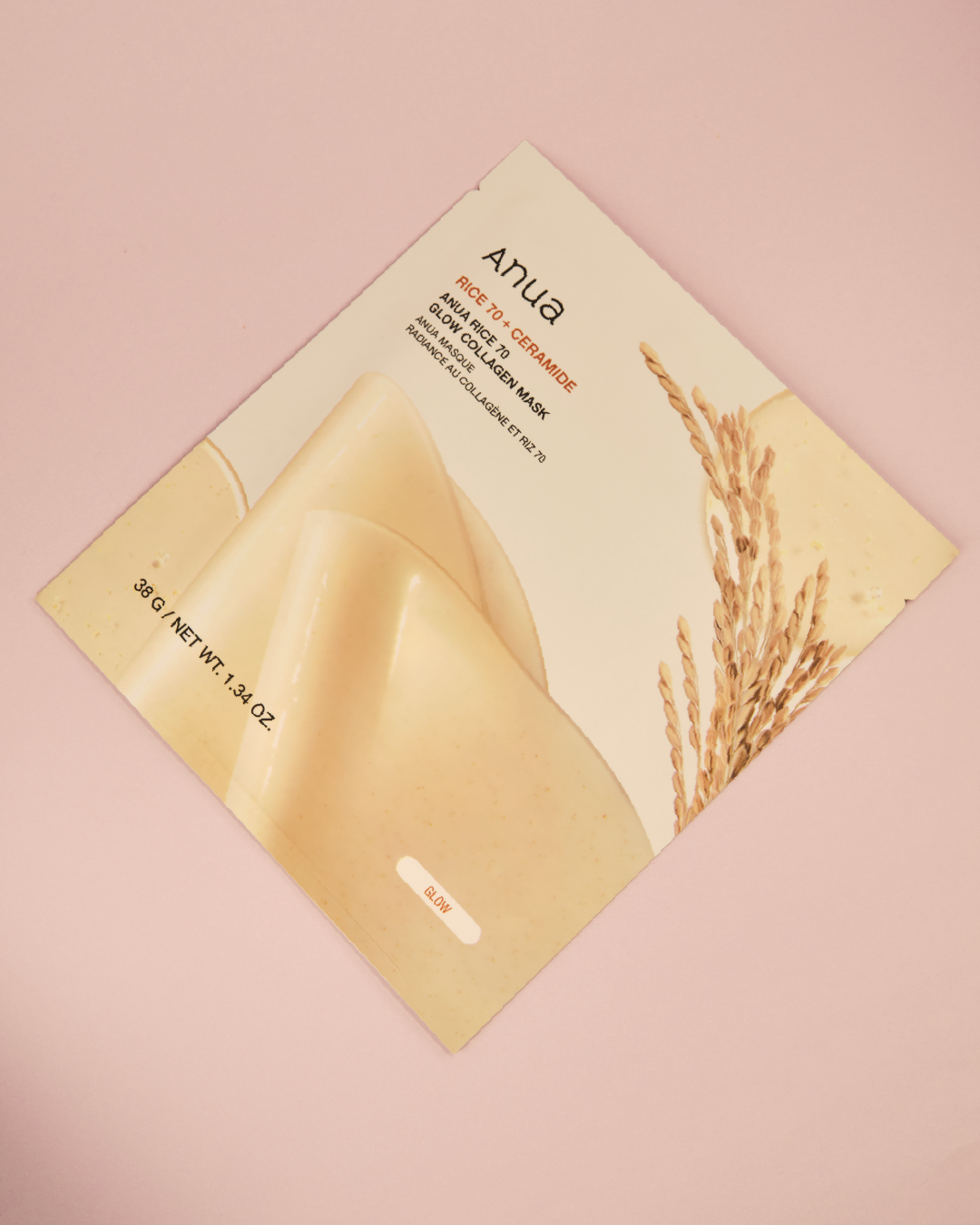 ANUA Rice 70 Glow Collagen Mask